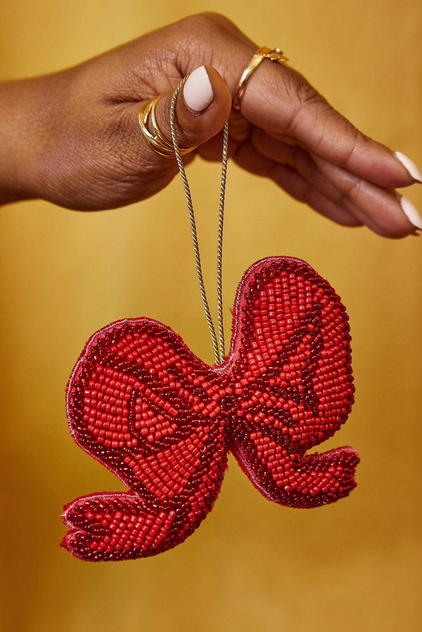 Red Bow Christmas Decoration