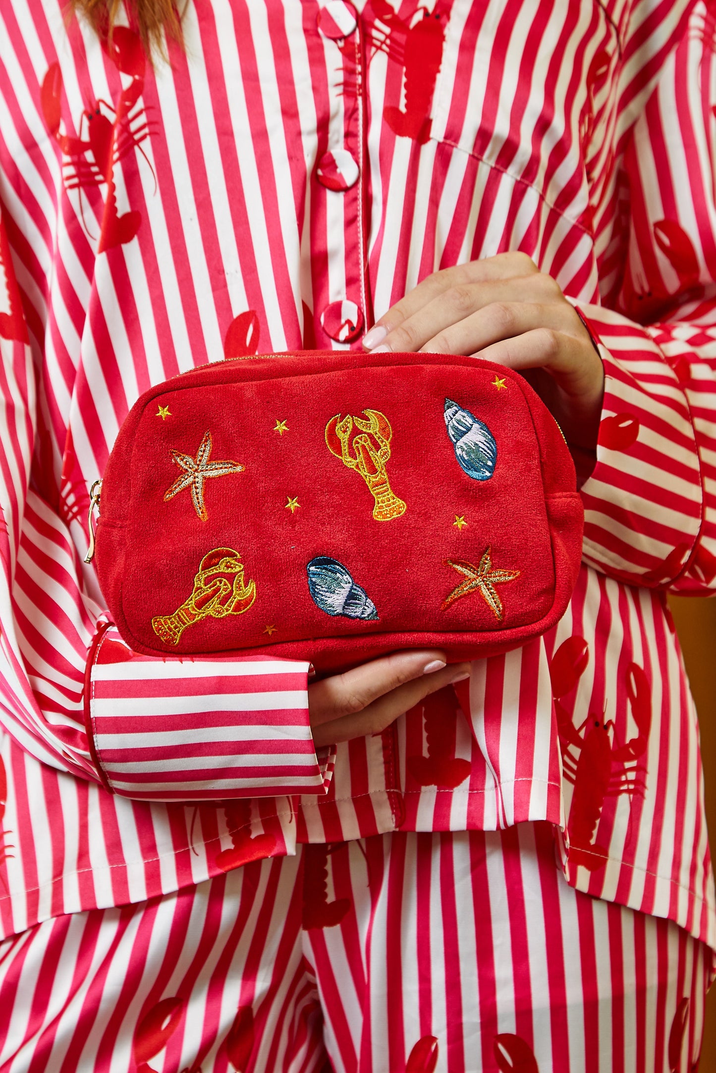 Lobster Make-Up Bag