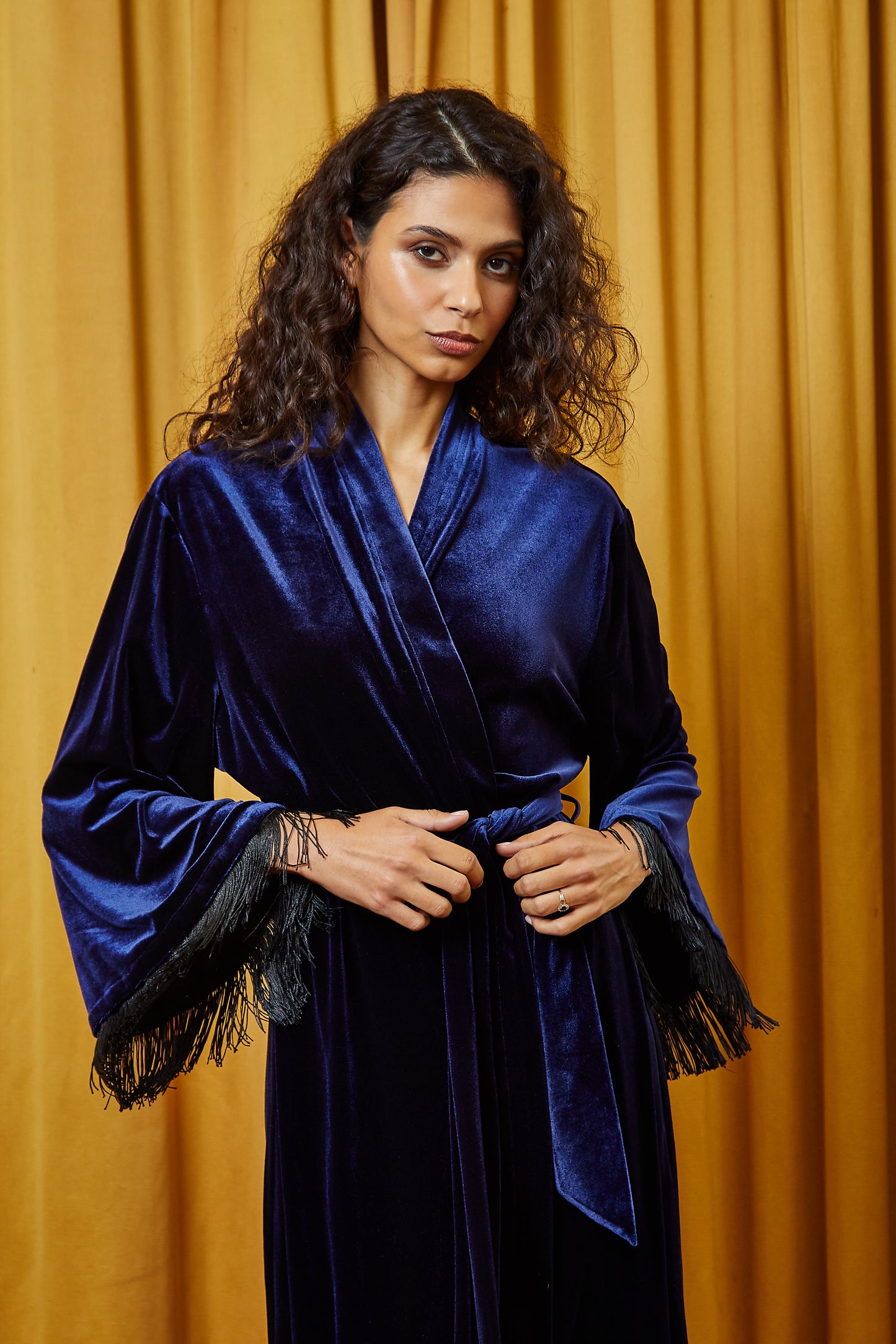 Midnight Tassel Robe