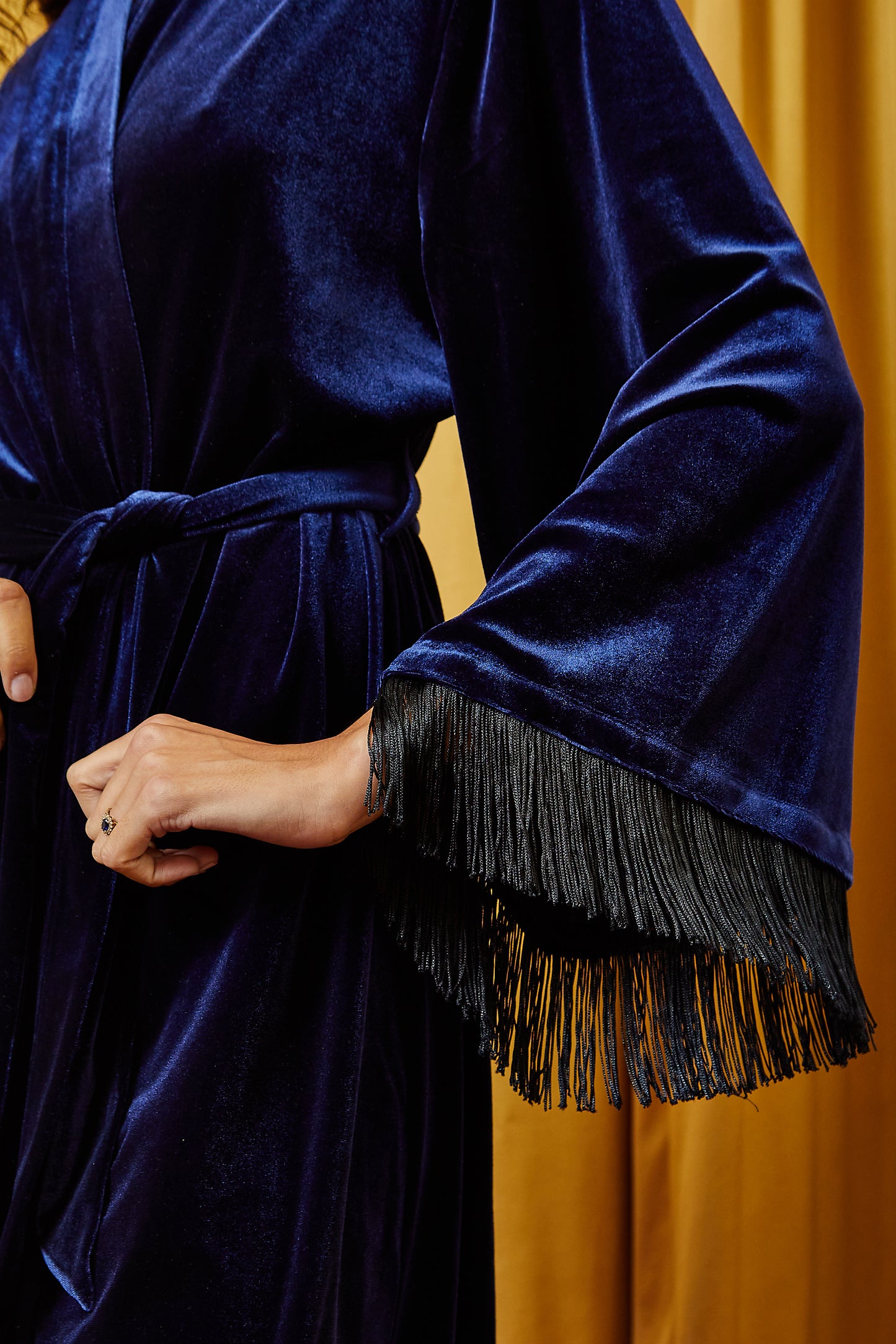 Midnight Tassel Robe