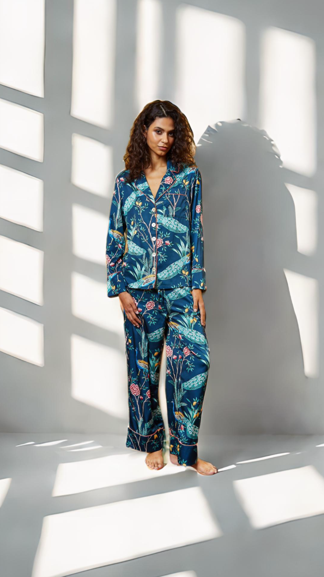 Peacock Trouser Set